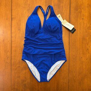 Profile by Gottex NWT Royal Blue One Piece Swimsuit - Size 12